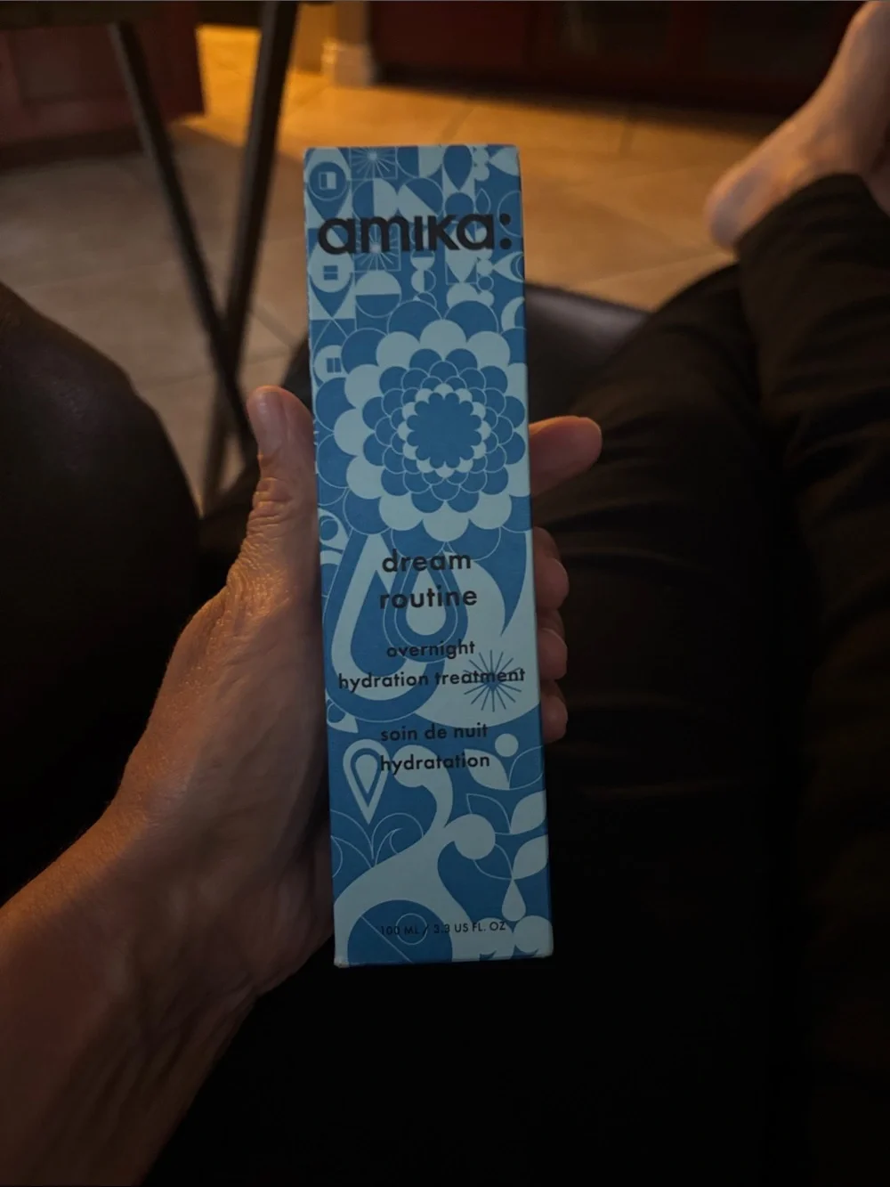 amika Dream Routine Overnight Hydration Treatment — Blue